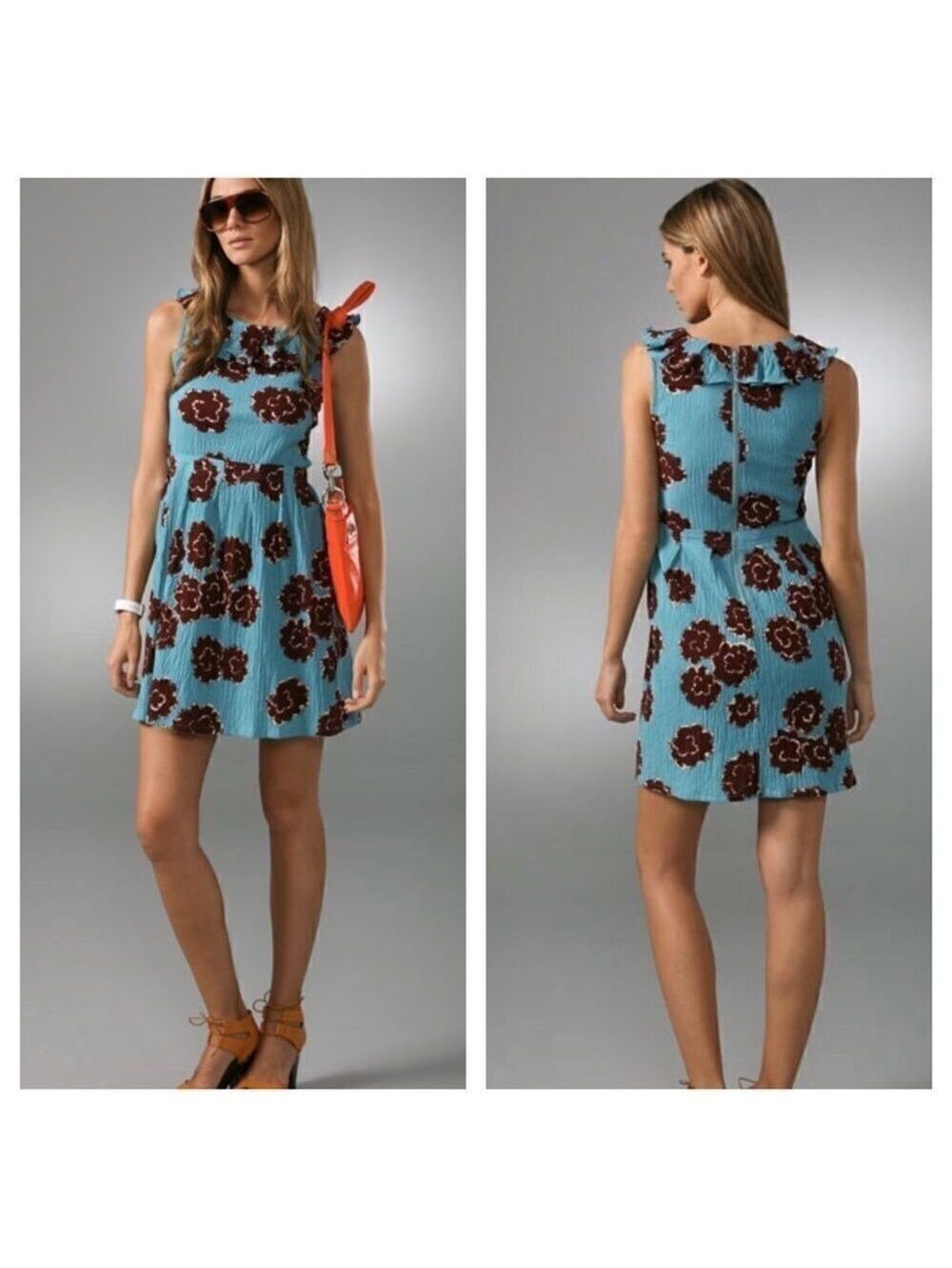 Marc by Marc Jacobs Fit‎ and Flare Seersuck Dress